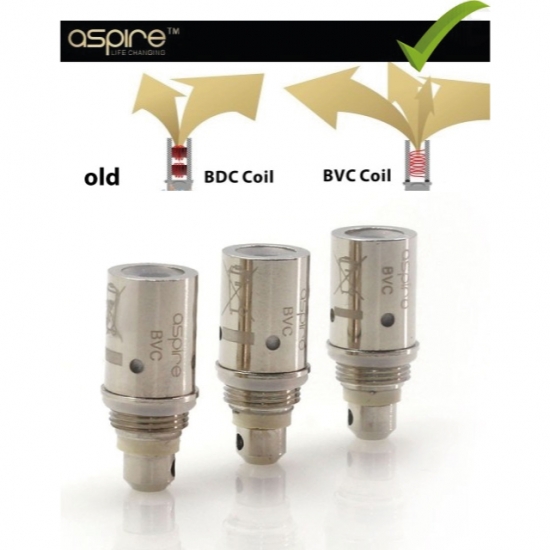 5x Aspire BVC Verdampfer-Kopf