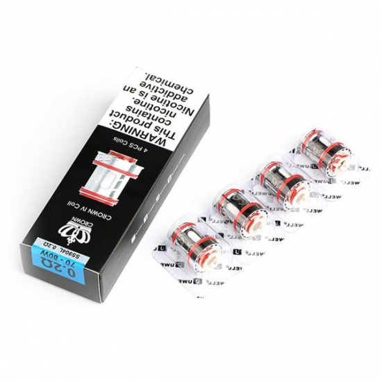 4x UWELL Crown 4 Coil Verdampferkopf