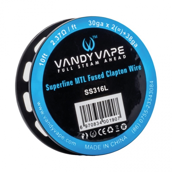 VandyVape Superf MTL Fused Clapton Wire SS316 3m