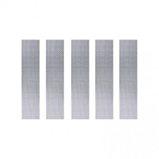 5x Meshstreifen 100 Edelstahl DL - 6,8x22mm