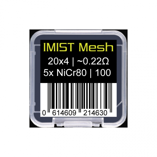 5x Meshstreifen 100 NiCr80/20 MTL  - 4x20mm