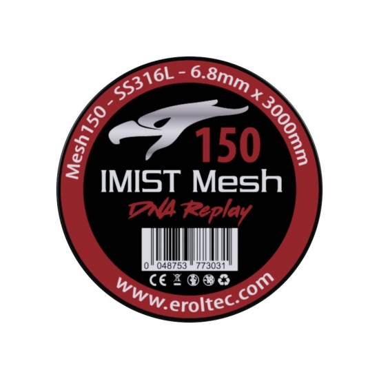 IMIST Premium Mesh 150 SS316L V4A - 6,8x3000mm