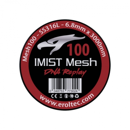 IMIST Premium Mesh 100 SS316L V4A - 6,8x3000mm