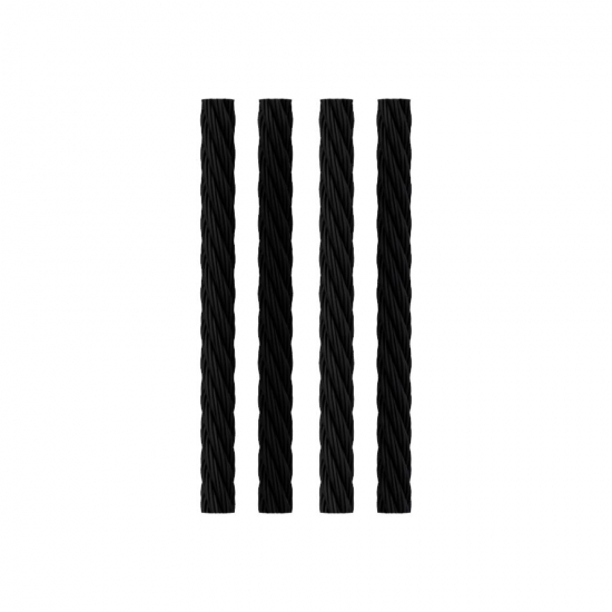 4x Simurg Edelstahl-Docht 3x34mm - PVD Black