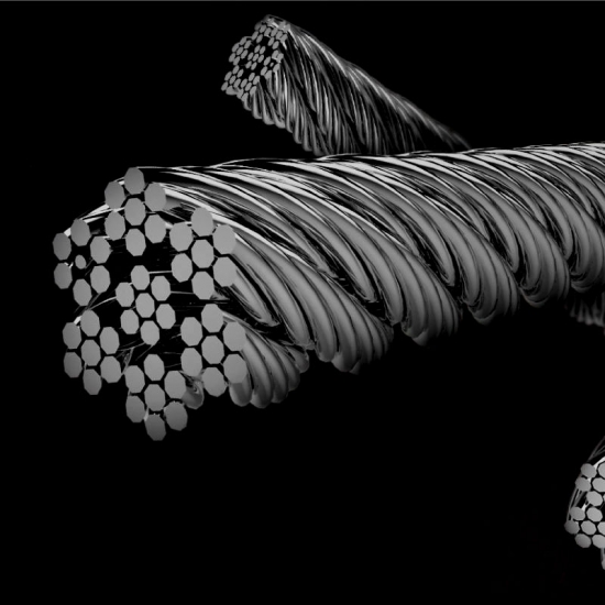 4x Simurg Edelstahl-Docht 3x34mm - PVD Black