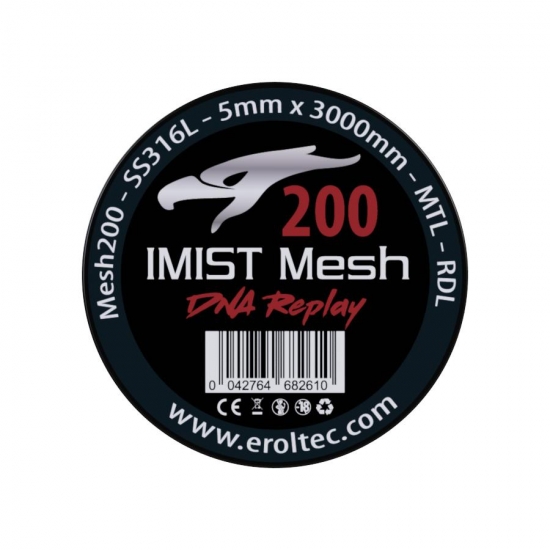 IMIST Premium Mesh 200 SS316L V4A - 5x3000mm
