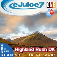 Highland Rush Tobacco DK "eJuice7 ONE" Info